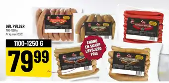 Løvbjerg GØL PØLSER tilbud