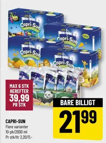 Løvbjerg CAPRI-SUN tilbud