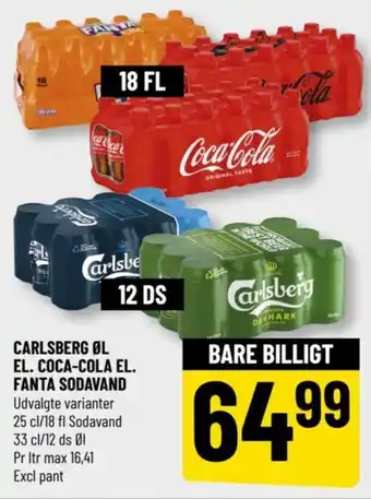 Løvbjerg CARLSBERG ØL EL. COCA-COLA EL. FANTA SODAVAND tilbud