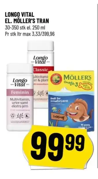LONGO VITAL EL. MÖLLER'S TRAN