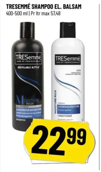 Løvbjerg TRESEMMÉ SHAMPOO EL. BALSAM tilbud