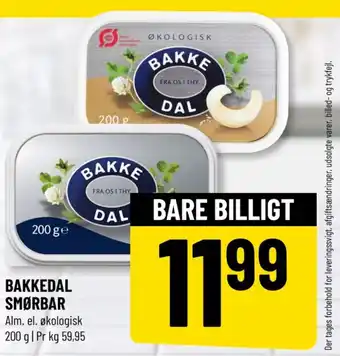 Løvbjerg BAKKEDAL SMØRBAR tilbud