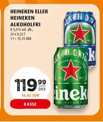 Scandinavian Park HEINEKEN ELLER HEINEKEN ALKOHOLFRI tilbud