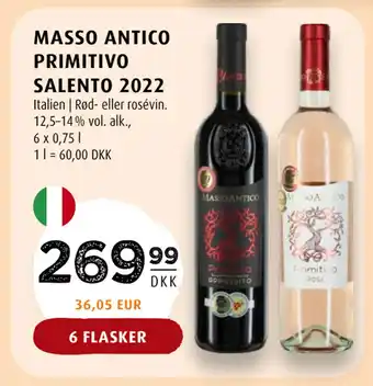 Scandinavian Park MASSO ANTICO PRIMITIVO SALENTO 2022 tilbud