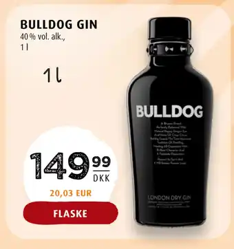 Scandinavian Park BULLDOG GIN tilbud