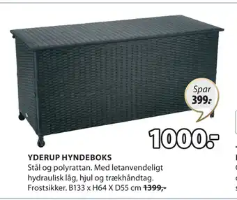 JYSK YDERUP HYNDEBOKS tilbud