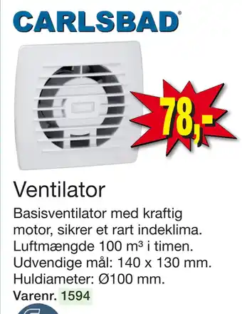 Harald Nyborg Ventilator tilbud