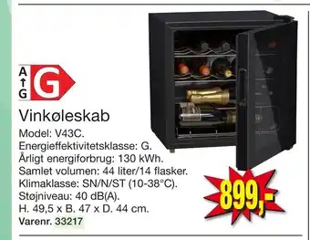 Harald Nyborg Vinkøleskab tilbud