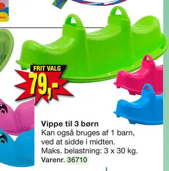 Harald Nyborg Vippe til 3 børn tilbud