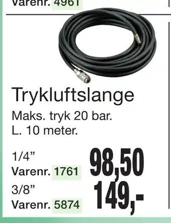 Harald Nyborg Trykluftslange tilbud