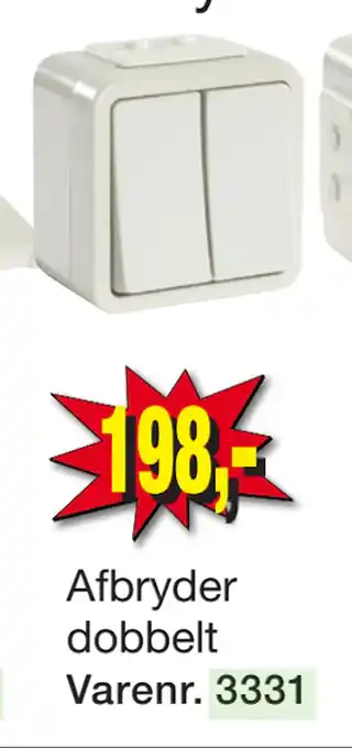 Harald Nyborg OPUS 73 Udendørs afbryder og stikkontakt tilbud