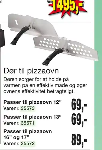 Harald Nyborg Dør til pizzaovn tilbud