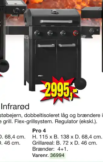 Harald Nyborg Gasgrill Pro Infrarød tilbud