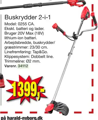 Harald Nyborg Buskrydder 2-i-1 tilbud