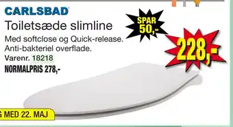 Harald Nyborg Toiletsæde slimline tilbud