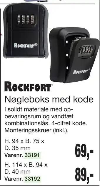 Harald Nyborg Nøgleboks med kode tilbud