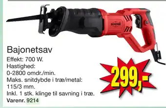 Harald Nyborg Bajonetsav tilbud