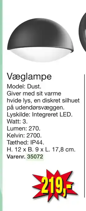 Harald Nyborg Væglampe tilbud