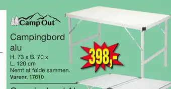 Harald Nyborg Campingbord alu tilbud