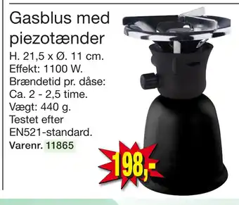 Harald Nyborg Gasblus med piezotænder tilbud