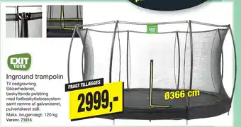 Harald Nyborg Inground trampolin tilbud