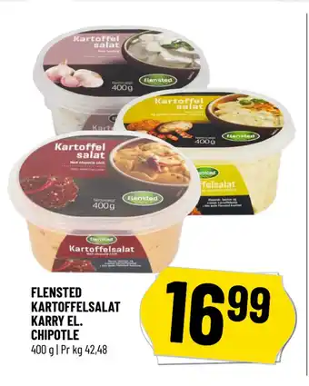 Løvbjerg FLENSTED KARTOFFELSALAT KARRY EL. CHIPOTLE tilbud