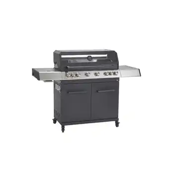 Bauhaus Kingstone gasgrill Cliff 6605 6 brændere, 1 IR-sidebrænder og bagbrænder tilbud