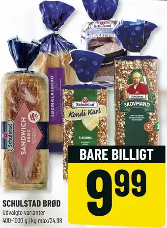 Løvbjerg Schulstad Brød 400-1000g tilbud