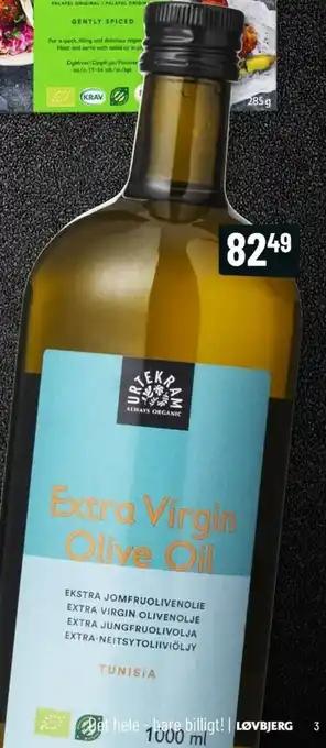 Løvbjerg Extra Virgin Olive Oil Løvbjerg 1000 ml tilbud
