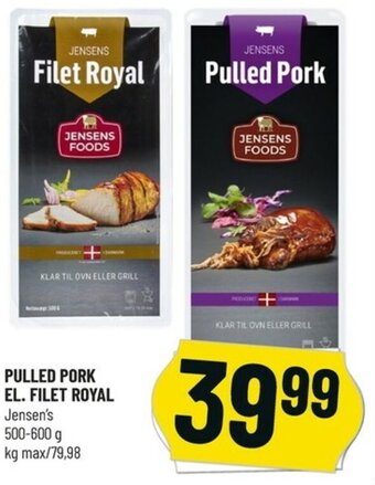 Pulled Pork El. Filet Royal 500-600 g