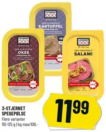 Løvbjerg 3-Stjernet Spegepølse 110-125 g tilbud