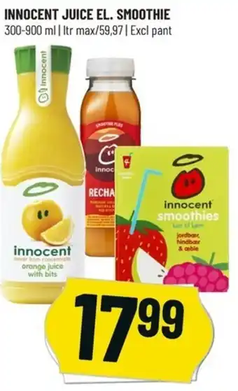 Løvbjerg Innocent Juice El. Smoothie 300-900 ml tilbud