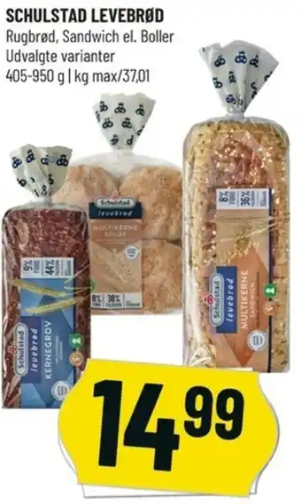 Løvbjerg Schulstad Levebrød 405-950g tilbud