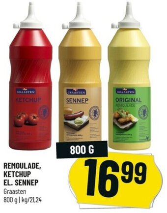 Løvbjerg Remoulade, Ketchup El. Sennep 800g tilbud