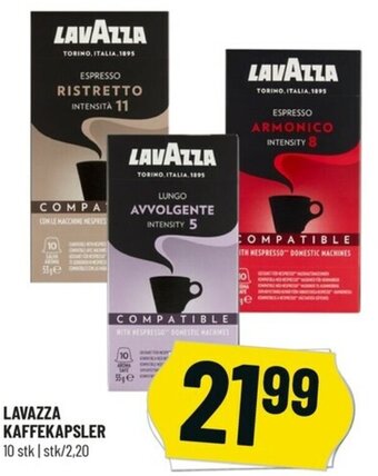 Løvbjerg Lavazza Kaffekapsler tilbud