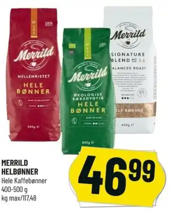 Løvbjerg Merrild Helbønner 400-500g tilbud