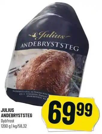 Løvbjerg Julius Andebryststeg 1200g tilbud
