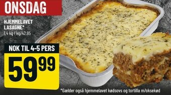 Løvbjerg Hjemmelavet Lasagne tilbud