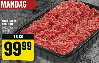 Løvbjerg Friskhakket Oksekød 1,8 Kg tilbud