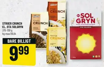 Løvbjerg Struer Crunch El. Ota Solgryn 375-700g tilbud