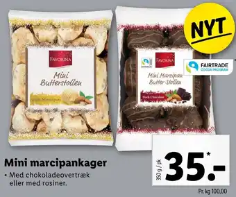 Lidl Mini Marcipankager 350g tilbud