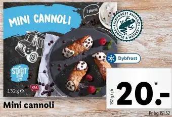 Lidl Mini Cannoli 132g tilbud
