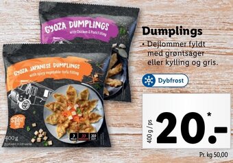 Lidl Dumplings 400g tilbud