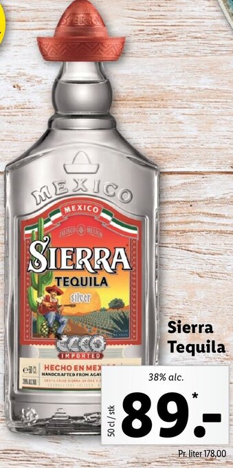 Lidl Sierra Tequila tilbud
