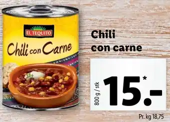 Lidl Chili Con Carne 800g tilbud
