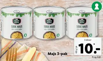 Lidl Majs 3-Pak 420 g tilbud