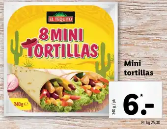 Lidl Mini Tortillas 240g tilbud
