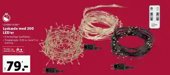 Lidl Lyskæde Med 200 LED'er tilbud