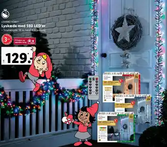 Lidl Lyskæde Med 580 LED'er tilbud