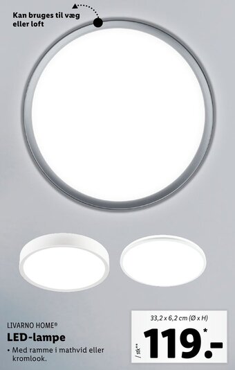 Lidl LED-Lampe tilbud